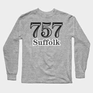 Suffolk 757 Virginia USA Long Sleeve T-Shirt